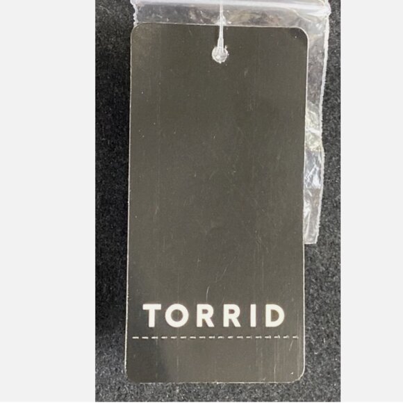 Torrid NWT Black Wool Blend Military Midi Coat Womens 2X (18-20) NWT - Picture 5 of 9